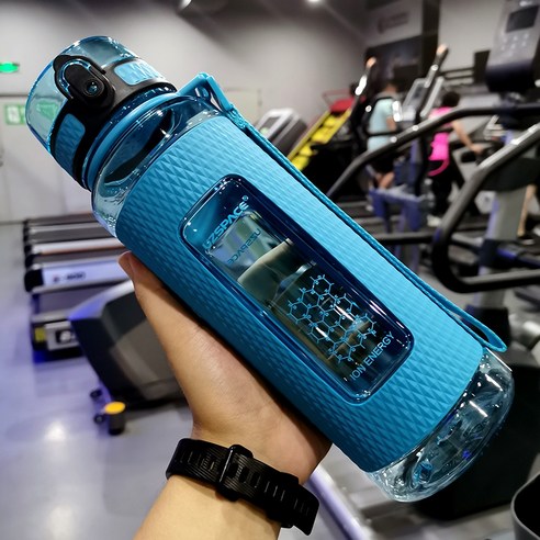MEIISEO대용량 스포츠 물통 다기능 물병 휴대용 스포츠 물통 대용량 보온병, 950ml Blue