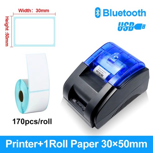 라벨부착기 라벨 메이커 프린터 스티커 블루투스 열 UV 라벨링 기계 자체 접착 20mm-58mm 바코드, 06 Add 40x50Roll_03 AU 플러그 엡손lq590h Best Top5