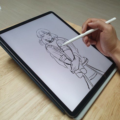 JIVA 아이패드 필기 거치대 태블릿 드로잉 책상 그림 프로12.9 갤럭시탭S7+받침대, 실버