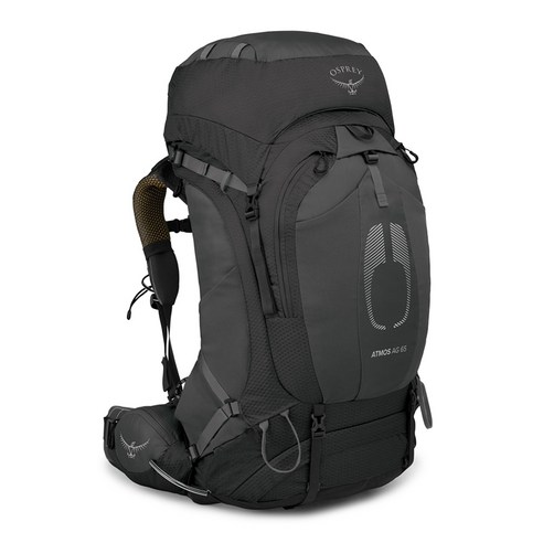 오스프리 아트모스 AG 65L 등산 배낭 OPC1MBP014, Black, LXL