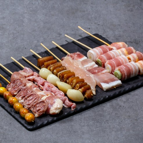 캠핑에서 즐기는 맛있는 모듬꼬치 세트: 닭, 파닭, 염통 수제꼬치 10개, 400g, 스페셜모듬꼬치+데리소스+매운소스 120g 캠핑꼬치구이 캠핑에서 즐기는 맛있는 모듬꼬치 세트: 닭, 파닭, 염통 수제꼬치 10개, 400g, 스페셜모듬꼬치+데리소스+매운소스 120g 캠핑꼬치구이
