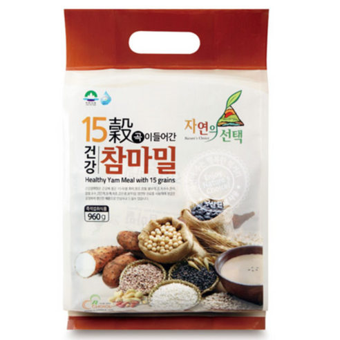 (주)엔초이스 15곡이 들어간 건강참마밀 소포장 스틱 간편식 아침식사대용, 64개