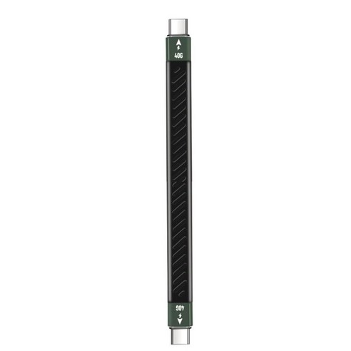 Retemporel JEYI PD 60W Thunderbolt 3 케이블 40Gbps Type C to Macbook Pro용 빠른 USB 데이터 라인 충전 케이블 15cm, 1개