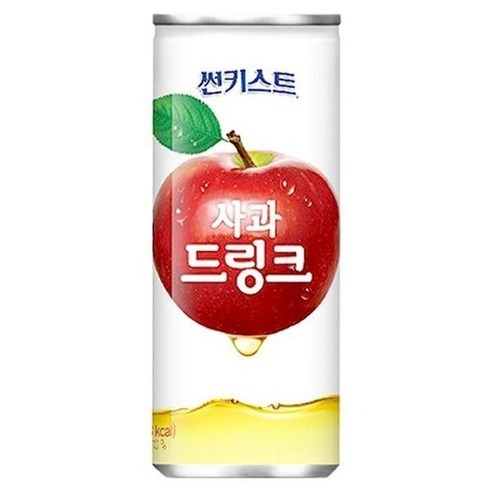 해태음료 썬키스트 사과 드링크, 240ml, 480개