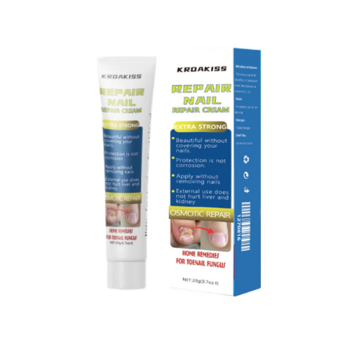 KROAKISS 네일 리페어 에센스 크림 발톱 관리 손톱 영양제, 1개, 20g