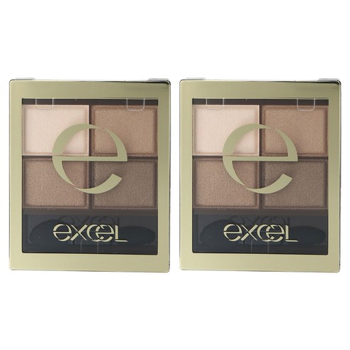 엑셀 excel 스키니 리치 섀도 4.3g, SR04 스모키 브라운, 2개