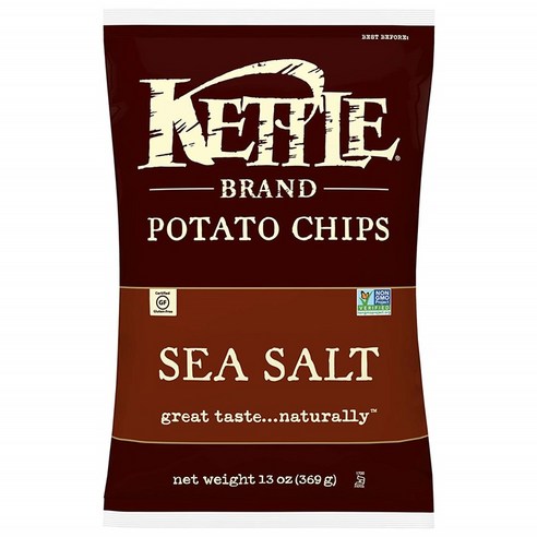 케틀브랜드 포테이토 칩, 369g, Sea Salt