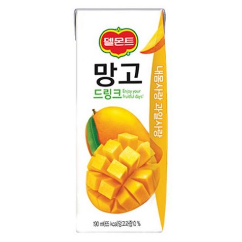 델몬트 망고 드링크 190ml, 24개