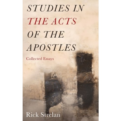 Studies in the Acts of the Apostles Hardcover, Pickwick Publications