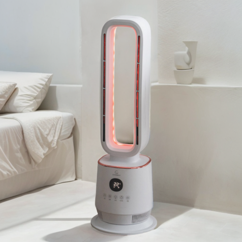 [25년형] 따스온 가정용 PTC 온풍기 사무실 업소용 거실 원룸, 따스온 PTC온풍기(화이트)