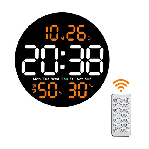 시각을 넘어, 고품질 삶으로의 여정을 밝히는 아모란나 디지털 벽시계