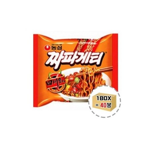 농심 사천짜파게티 137g, 40개