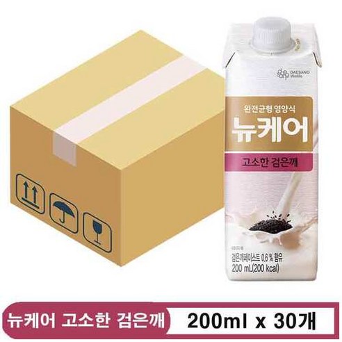 대상웰라이프 뉴케어 고소한 검은깨 200ml, 30개