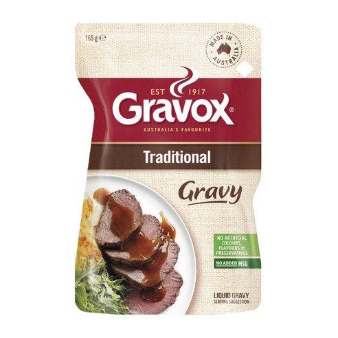 호주 그레복스 트레디셔널 액상 그레이비 소스 165g Gravox Traditional Liquid Gravy, 1개