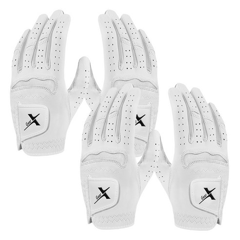 기어엑스 여성용 골프장갑 양손착용 2p, 흰색, 2세트 골프양손장갑