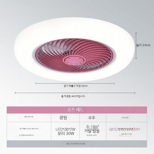 침실 선풍기 조명 천장 식당 조용한 가정용 샹들리에 천장형 천정형 사무실 실링팬 천정선풍기, 딥 커피 52CM 리모콘 모바일앱 기어 변환