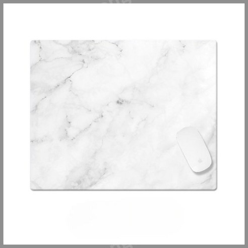 뭉시크 대리석 마블 소프트 마우스 패드, 260x210mm, 3mm, TH-008, 1개