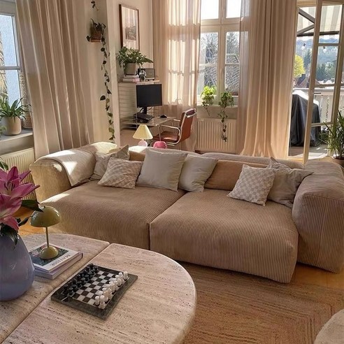 갓성비 끝판왕, 벳삭 워셔블 코듀로이 모듈형 소파, 지금 바로 득템!