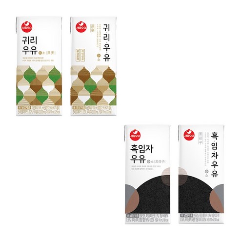 서울우유 귀리우유 + 흑임자우유, 190ml, 10개
