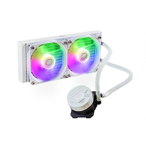 [쿨러마스터] MasterLiquid 240L Core ARGB (WHITE) [CPU쿨러], 1개