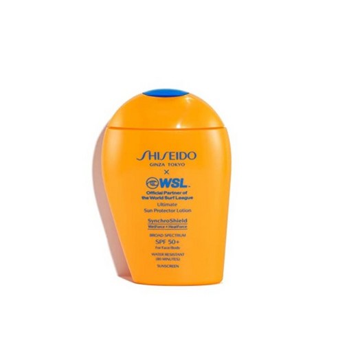 시세이도 월드 서프 리그 얼티밋 선로션 150ml 모든피부 얼굴 바디용 SPF 50+ 선스크린 경량 포뮬러 미국무료배송