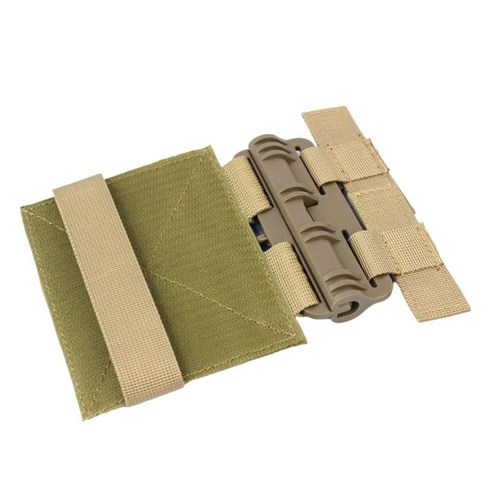 Jpc Cummerbund 어댑터 Xpc2.0용 Molle 퀵 릴리스 버클 세트, 다양한 크기, 나일론, 진흙 색