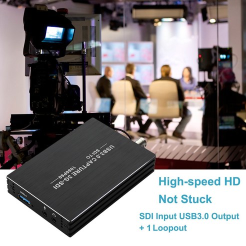 캡쳐보드 1080P USB 3.0 비디오 캡처 카드 60fps HD 레코더 그래버 OS Windows Linux 게임 라이브, black