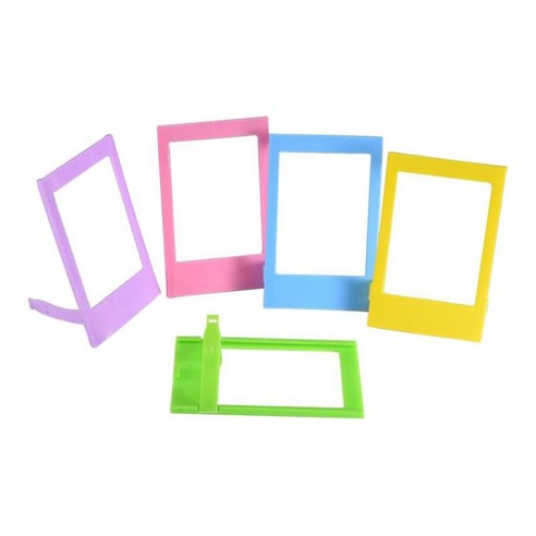 5 pcs. 미니 테이블 사진 프레임 diy 미니 필름 9 8 8+ 70, 다색, 플라스틱