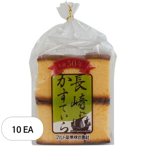 마루토제과 나가사키카스테라, 260g, 10개