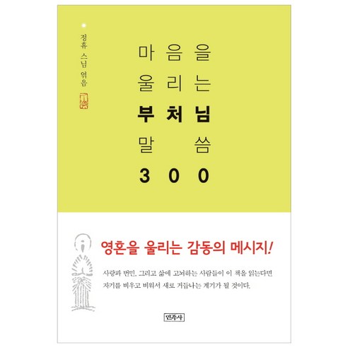 마음을 울리는 부처님 말씀 300, 민족사, 정휴(엮음)