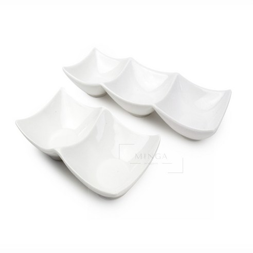 품격 있는 손님 초대를 완성하는 직사각 나눔 접시