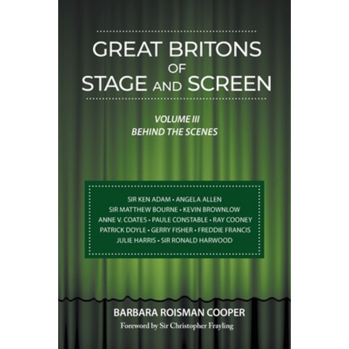 (영문도서) Great Britons of Stage and Screen: Volume III: Behind the Scenes Paperback, BearManor Media, English, 9798887711553