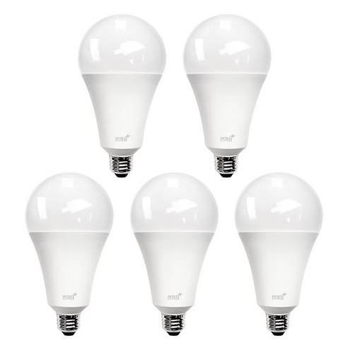 번개표 원하 LED 전구 20W 화이트, 주광색, 1개