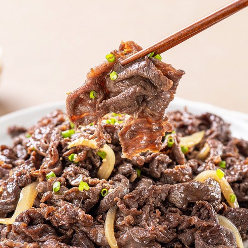 부드러운 식감과 깊은 풍미의 1등급 한우 불고기