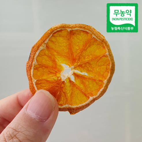 100% 국내산 무농약 감귤칩 60g, 2개