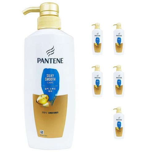 팬틴 실키 스무드 케어 컨디셔너, 500ml, 6개