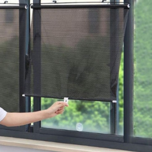 공간에 스며드는 빛의 예술, 무타공 유리창 블라인드 XWFDC026 무타공롤스크린