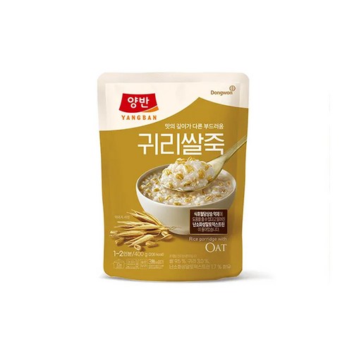 양반 귀리쌀죽 파우치