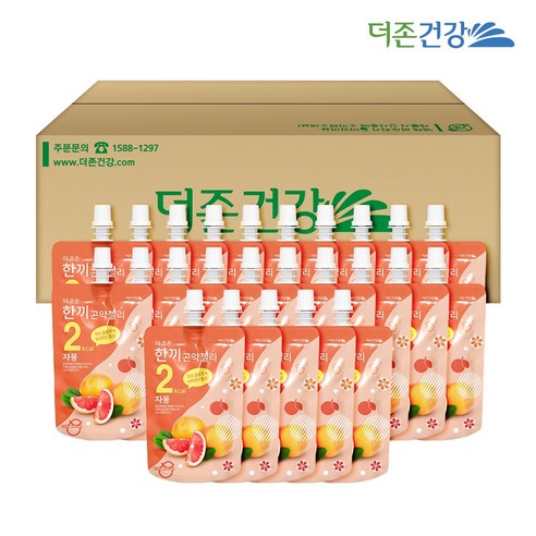 더존건강 한끼 곤약젤리 자몽 150g 50팩 알뜰포장, 단품, 단품, 150ml