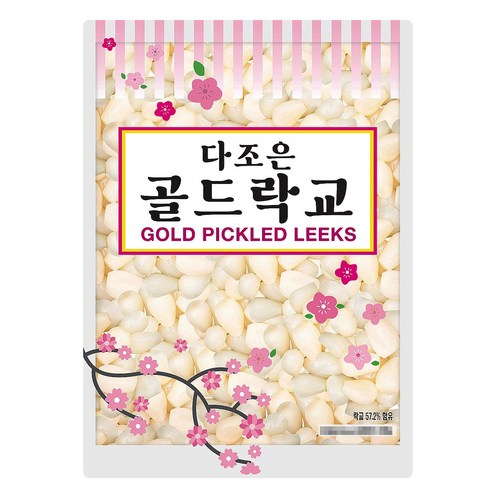 이엔 락교 파우치 1kg, 6개