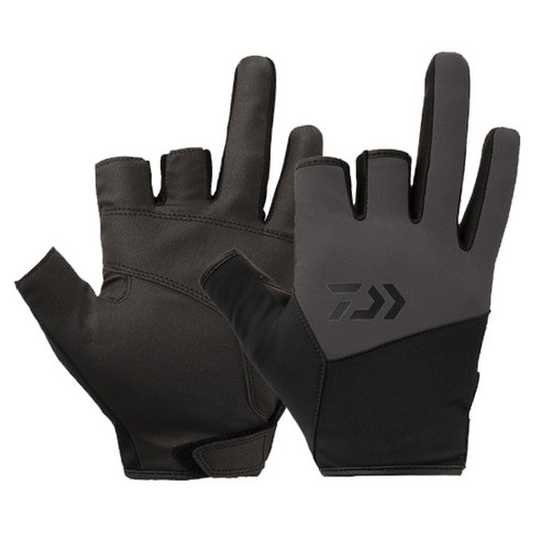 한국다이와 DG-8922W 방풍 겨울 3컷기모 낚시장갑, 그레이 다이와장갑