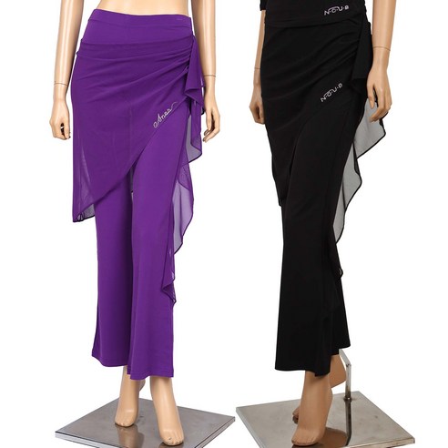 섬세한 아름다움을 선사하는 노브댄스복 C25 망사랩바지: 자유로운 움직임과 스타일을 동시에 라인댄스바지