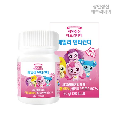 캐치티니핑 덴티캔디 아기 자일리톨 장인정신 에브리데이, 30g, 1개