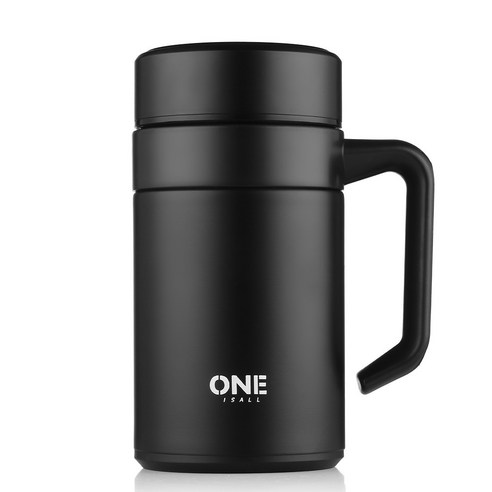 ZZJJC 아이디어 보온병 아이디어 텀블러 아웃도어 보온병, 101m1-500ml, 블랙/400ml