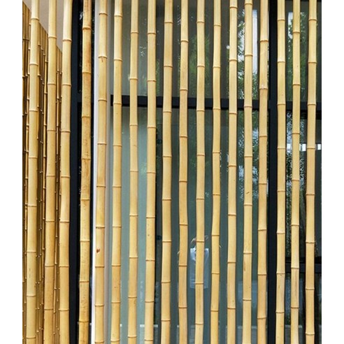 대나무 울타리로 삭막한 공간에 평온을 더하다