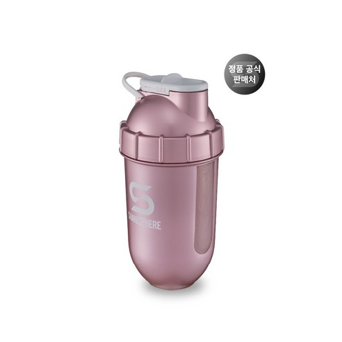 쉐이크스피어 오리지널 뷰 노볼 쉐이크통 쉐이커 프로틴쉐이커, 뷰 로즈골드, 700ml, 1개