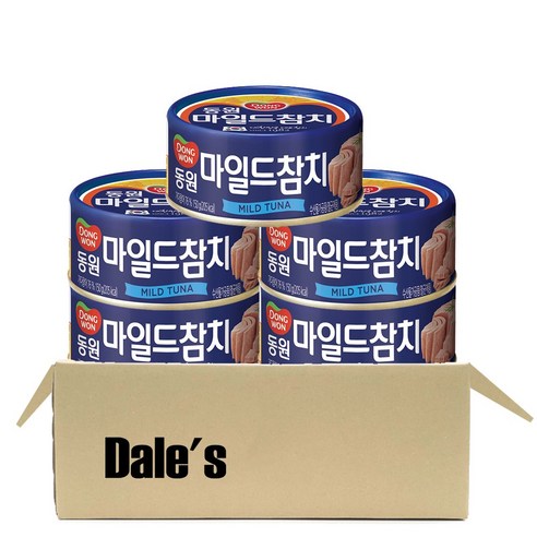 데일즈기획 동원 마일드 참치, 150g, 5개