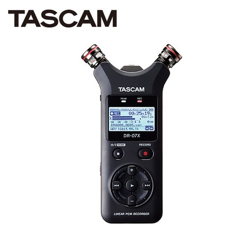 타스캠 TASCAM DR-07X 1인방송 스튜디오 녹음 휴대용 보이스 레코더