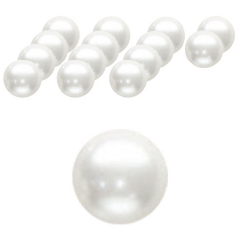 코하스아이디 사넬 진주 단추 10 mm, 30개