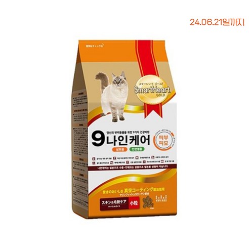 콜린스빅캣 나인케어 피부와피모 고양이 사료, 닭, 1.2kg, 2개 Best Top5